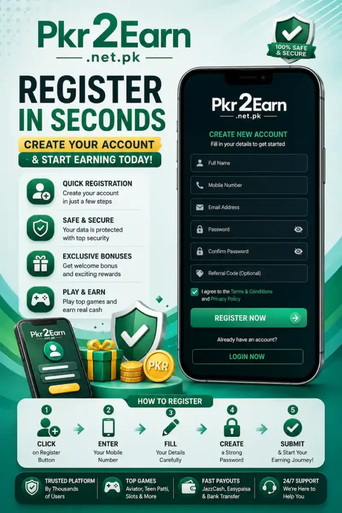 pkr2earn latest earning apk